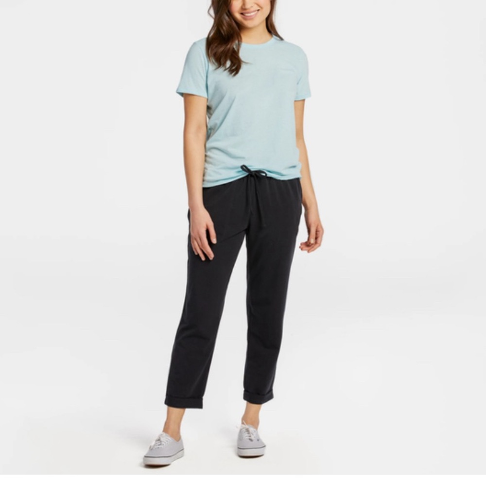 Black crusher flex pants Life is good